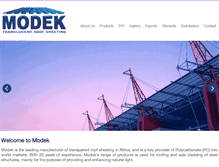 Tablet Screenshot of modek.co.za